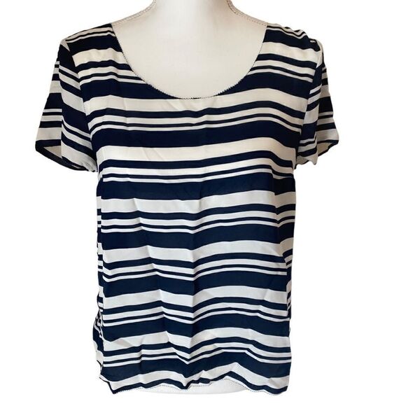Maeve Athro Stripe Lightweight Blouse Size Medium - Picture 2 of 4
